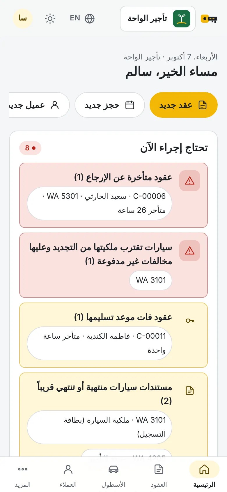 ملكية أو تأمين سيارة انتهى ولم ينتبه أحد